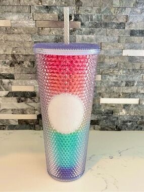 Starbucks 2020 Pride Rainbow Studded Venti Tumbler Cold Cup - 24oz